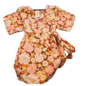 Lush Beach Blossom Wrap Dress - Size Medium